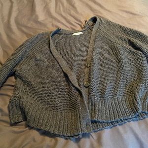 Cropped Knit Cardigan